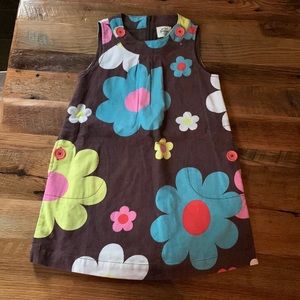 MINI Boden | Corduroy Flower Print Jumper